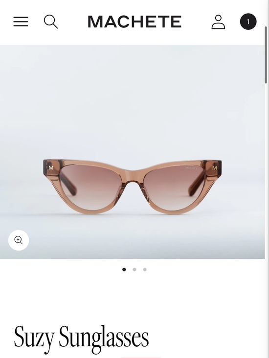 Machete “Suzy” sunglasses in Hazel main image 4